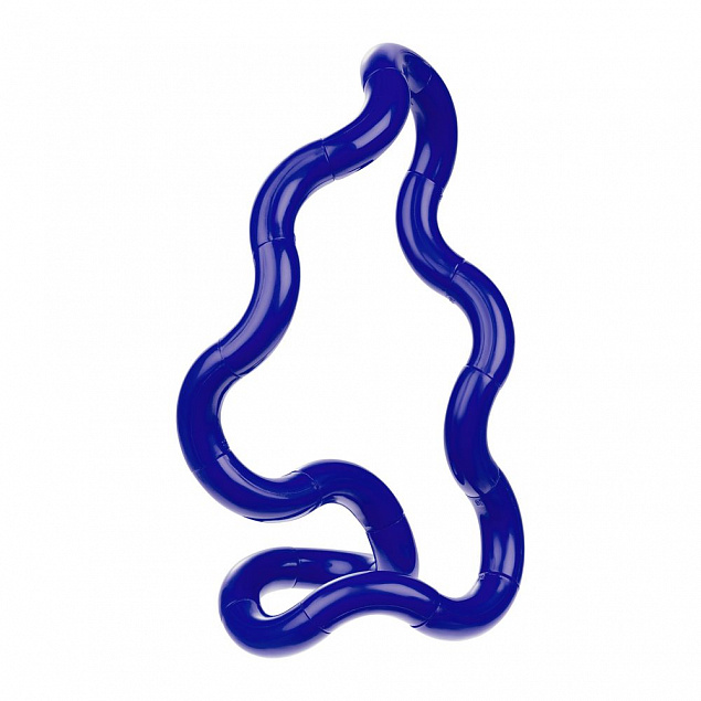 Антистресс «Змейка», синий с логотипом в Белгороде заказать по выгодной цене в кибермаркете AvroraStore