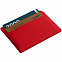 Чехол для карточек Dorset, красный с логотипом в Белгороде заказать по выгодной цене в кибермаркете AvroraStore