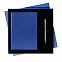 Подарочный набор Portobello/Sky синий-серый (Ежедневник недат А5, Ручка),черный ложемент с логотипом в Белгороде заказать по выгодной цене в кибермаркете AvroraStore
