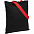 Холщовая сумка BrighTone, черная с белыми ручками с логотипом в Белгороде заказать по выгодной цене в кибермаркете AvroraStore
