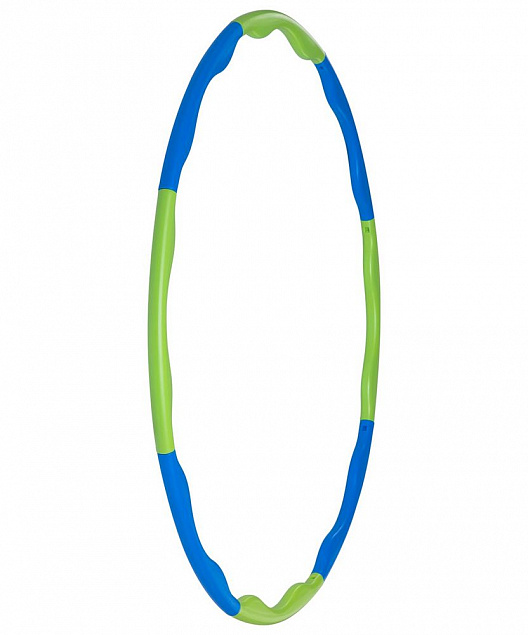 Обруч массажный Hula Hoop, сине-зеленый с логотипом в Белгороде заказать по выгодной цене в кибермаркете AvroraStore