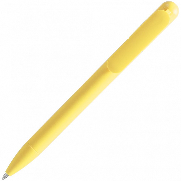 Ручка шариковая Prodir DS6S TMM, желтая с логотипом в Белгороде заказать по выгодной цене в кибермаркете AvroraStore