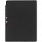 Ежедневник Flexpen Black, недатированный, черный с красным с логотипом в Белгороде заказать по выгодной цене в кибермаркете AvroraStore