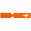 Багажная бирка Devon, оранжевая с логотипом в Белгороде заказать по выгодной цене в кибермаркете AvroraStore