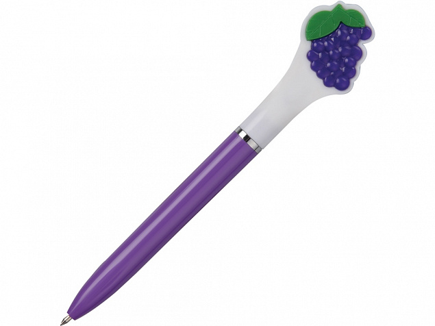 Ручка шариковая  Виноград, фиолетовый с логотипом в Белгороде заказать по выгодной цене в кибермаркете AvroraStore