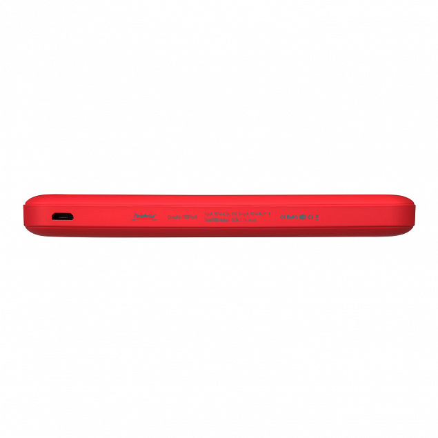 Внешний аккумулятор, Elari Plus, 10000 mAh, красный с логотипом в Белгороде заказать по выгодной цене в кибермаркете AvroraStore