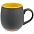 Кружка Chubby, серая с желтым с логотипом в Белгороде заказать по выгодной цене в кибермаркете AvroraStore