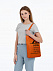 Холщовая сумка «Невыносимая», оранжевая с логотипом в Белгороде заказать по выгодной цене в кибермаркете AvroraStore