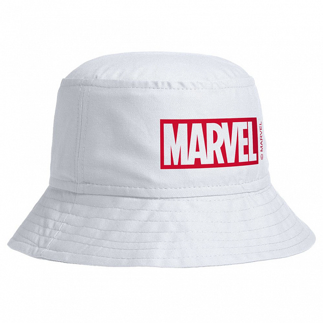 Панама Marvel, белая с логотипом в Белгороде заказать по выгодной цене в кибермаркете AvroraStore