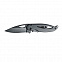THIAM Складной нож, сталь, черный с логотипом в Белгороде заказать по выгодной цене в кибермаркете AvroraStore