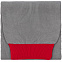 Шарф Snappy, светло-серый с красным с логотипом в Белгороде заказать по выгодной цене в кибермаркете AvroraStore