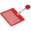 Чехол для карточки с ретрактором Devon, красный с логотипом в Белгороде заказать по выгодной цене в кибермаркете AvroraStore