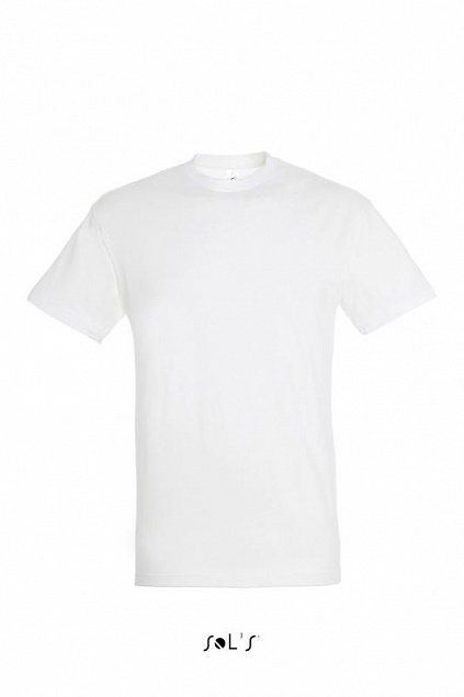 Фуфайка (футболка) REGENT мужская,Белый 3XL с логотипом в Белгороде заказать по выгодной цене в кибермаркете AvroraStore
