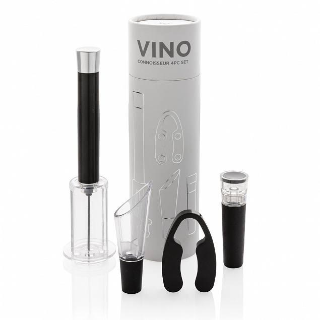 Профессиональный винный набор Vino, 4 шт. с логотипом в Белгороде заказать по выгодной цене в кибермаркете AvroraStore