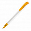 Ручка шариковая JONA T, белый/оранжевый прозрачный