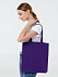 Холщовая сумка Avoska, фиолетовая с логотипом в Белгороде заказать по выгодной цене в кибермаркете AvroraStore
