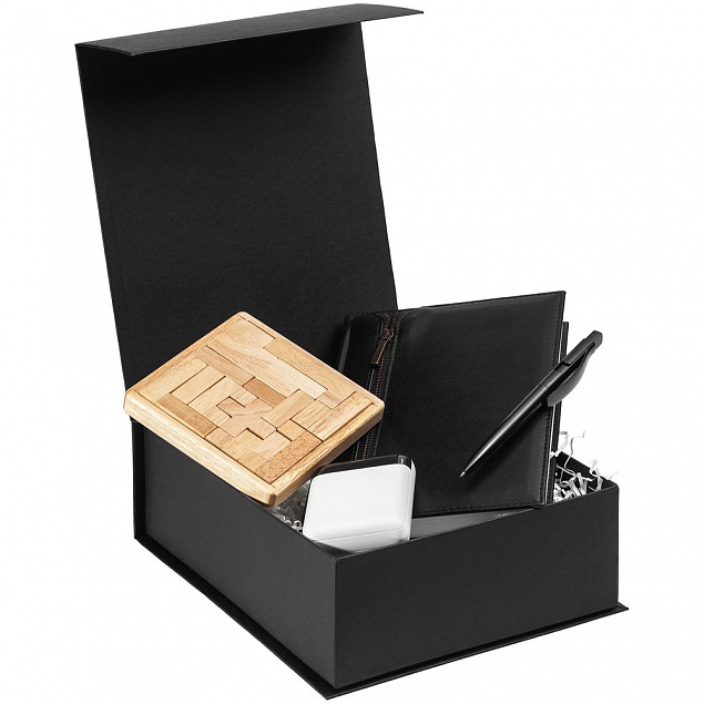 Коробка Flip Deep, черная с логотипом в Белгороде заказать по выгодной цене в кибермаркете AvroraStore