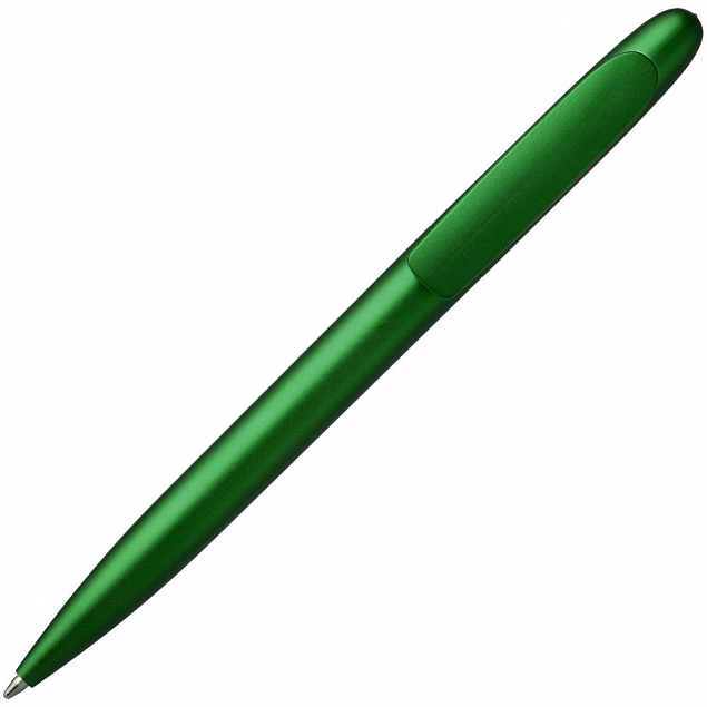 Ручка шариковая Moor Silver, зеленая с логотипом в Белгороде заказать по выгодной цене в кибермаркете AvroraStore