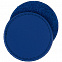 Лейбл из ПВХ с липучкой Menteqo Round, синий с логотипом в Белгороде заказать по выгодной цене в кибермаркете AvroraStore