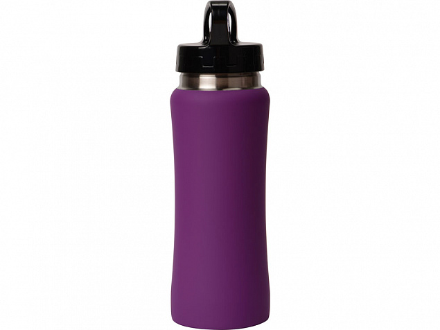Бутылка спортивная Коста-Рика 600мл, фиолетовый с логотипом в Белгороде заказать по выгодной цене в кибермаркете AvroraStore