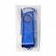 USB flash-карта DOT (8Гб), синий, 5,8х2х1,1см, пластик, металл с логотипом в Белгороде заказать по выгодной цене в кибермаркете AvroraStore