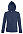Толстовка женская на молнии с капюшоном Seven Women 290, темно-синяя с логотипом в Белгороде заказать по выгодной цене в кибермаркете AvroraStore