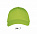 Бейсболка LONG BEACH,Зеленый луг/ Белый  с логотипом в Белгороде заказать по выгодной цене в кибермаркете AvroraStore
