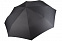 Зонт складной Fiber, черный с логотипом в Белгороде заказать по выгодной цене в кибермаркете AvroraStore