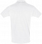 Рубашка поло мужская PERFECT MEN 180 белая с логотипом в Белгороде заказать по выгодной цене в кибермаркете AvroraStore