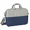 Конференц-сумка BEAM NOTE, серый/темно-синий, 39х30х6.5 см, ткань верха: 100% полиамид, под-д: 100%п с логотипом в Белгороде заказать по выгодной цене в кибермаркете AvroraStore