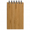 Блокнот на кольцах Bamboo Simple с логотипом в Белгороде заказать по выгодной цене в кибермаркете AvroraStore