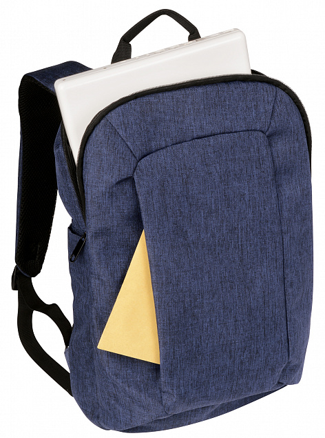 Рюкзак PROTECT, темно-синий с логотипом в Белгороде заказать по выгодной цене в кибермаркете AvroraStore