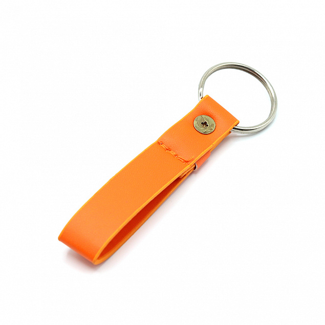 Брелок Belt в подарочной упаковке, оранжевый с логотипом в Белгороде заказать по выгодной цене в кибермаркете AvroraStore