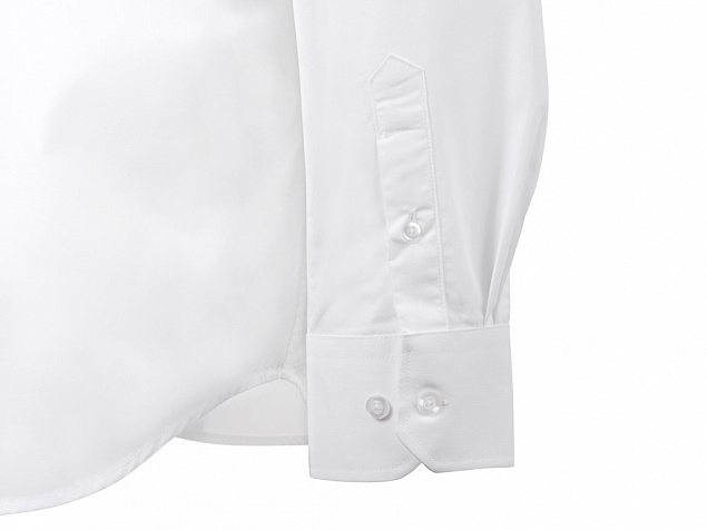Рубашка Houston мужская с длинным рукавом, белый с логотипом в Белгороде заказать по выгодной цене в кибермаркете AvroraStore