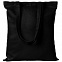 Холщовая сумка Countryside 260, черная с логотипом в Белгороде заказать по выгодной цене в кибермаркете AvroraStore