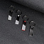 Брелок TONER STICK; 5,28 x 1,6 x 0,42 см; черный; металл/пластик; лазерная гравировка с логотипом в Белгороде заказать по выгодной цене в кибермаркете AvroraStore