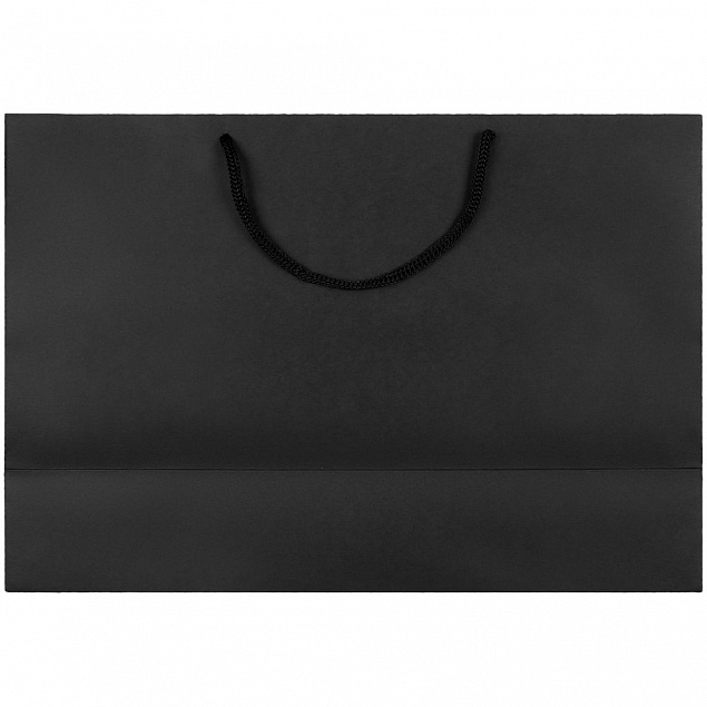 Пакет бумажный Bicolor, белый с черным с логотипом в Белгороде заказать по выгодной цене в кибермаркете AvroraStore