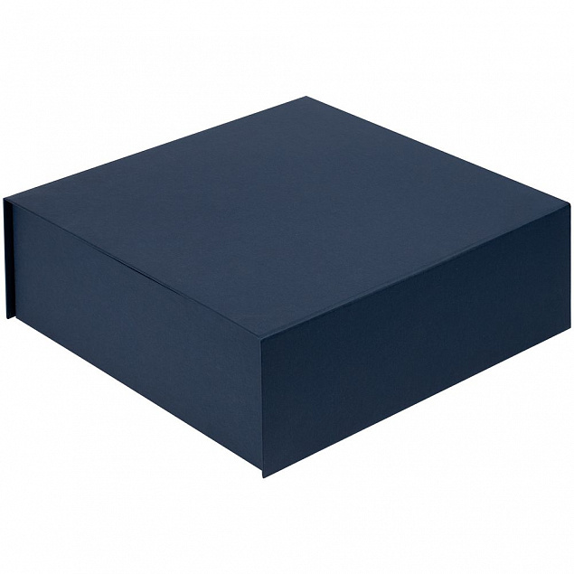 Коробка Quadra, синяя с логотипом в Белгороде заказать по выгодной цене в кибермаркете AvroraStore