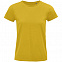 Футболка женская Pioneer Women, желтая с логотипом в Белгороде заказать по выгодной цене в кибермаркете AvroraStore