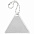 Светоотражатель Spare Care, треугольник, серебристый с логотипом в Белгороде заказать по выгодной цене в кибермаркете AvroraStore
