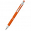 Ручка металлическая Ingrid - Оранжевый OO с логотипом в Белгороде заказать по выгодной цене в кибермаркете AvroraStore
