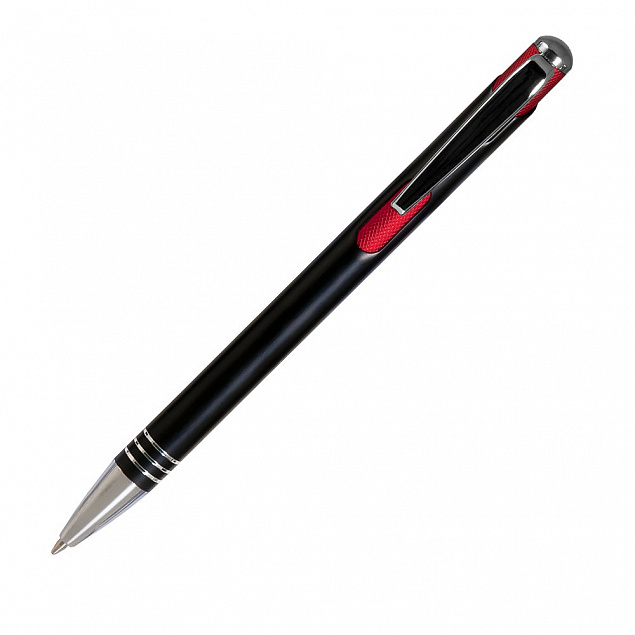 Шариковая ручка Bello, черная/красная с логотипом в Белгороде заказать по выгодной цене в кибермаркете AvroraStore