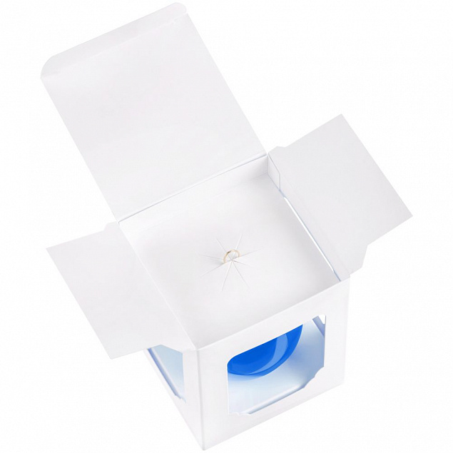Елочный шар Gala Night в коробке, синий, 6 см с логотипом в Белгороде заказать по выгодной цене в кибермаркете AvroraStore