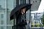 Зонт-трость Promo, черный с логотипом в Белгороде заказать по выгодной цене в кибермаркете AvroraStore