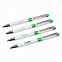 Шариковая ручка Arctic, белая/зеленая с логотипом в Белгороде заказать по выгодной цене в кибермаркете AvroraStore