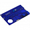 Набор инструментов SwissCard Lite, синий с логотипом в Белгороде заказать по выгодной цене в кибермаркете AvroraStore