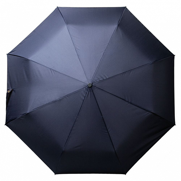 Складной зонт Palermo, темно-синий с логотипом в Белгороде заказать по выгодной цене в кибермаркете AvroraStore