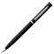 Ручка шариковая Euro Chrome, черная с логотипом в Белгороде заказать по выгодной цене в кибермаркете AvroraStore