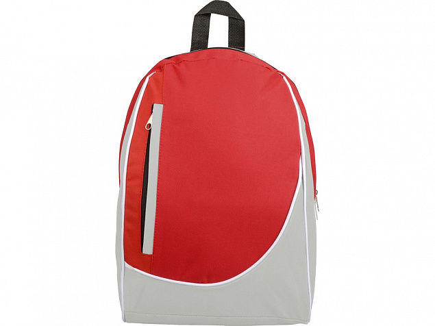 Рюкзак Джек, светло-серый/красный с логотипом в Белгороде заказать по выгодной цене в кибермаркете AvroraStore