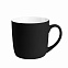 Керамическая кружка Viana, 380 ml, soft-touch, черная с логотипом в Белгороде заказать по выгодной цене в кибермаркете AvroraStore